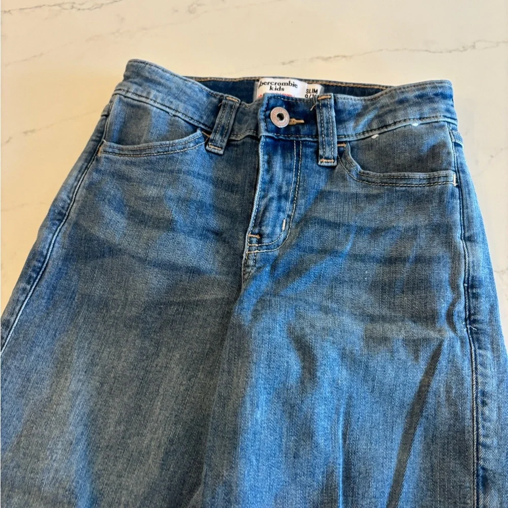 Abercrombie Kids Two-Tone Blue Jeans